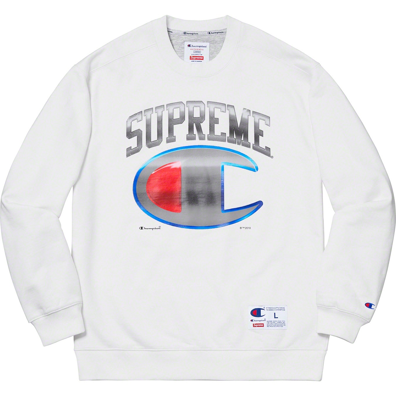 Supreme®/Champion® Chrome Crewneck view 2